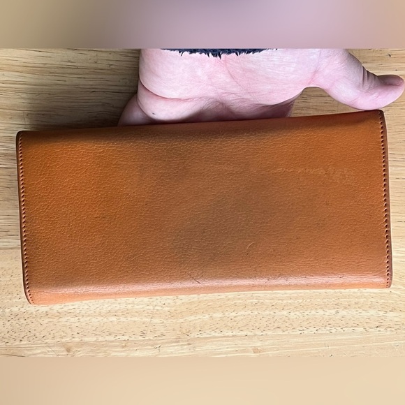 CELINE Orange Leather Vintage Rare Wallet - Picture 5 of 15